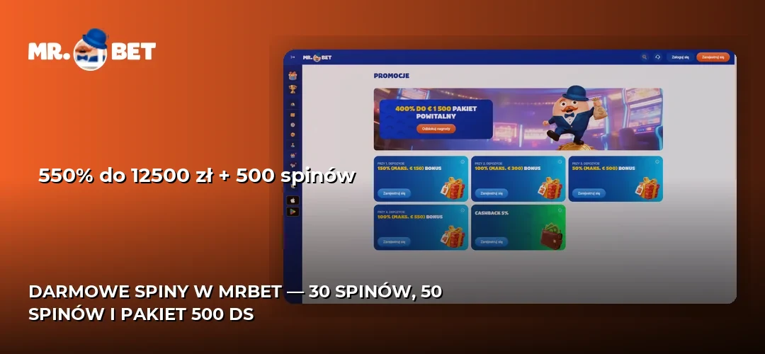MrBet promotional banner